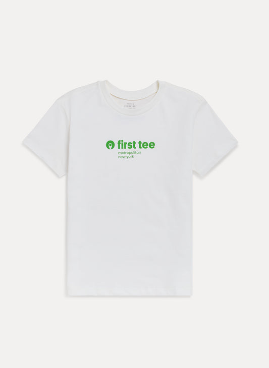 First Tee Off-white Tee
